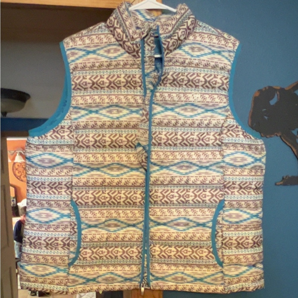 Ariat Multicolor Patterned Puffer Vest